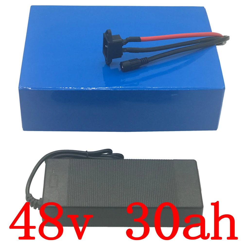 48V 30AH литий Батарея 10AH 13AH 15AH 20AH 25AH Электрический велосипед 1000W 1500W 2000W фара для