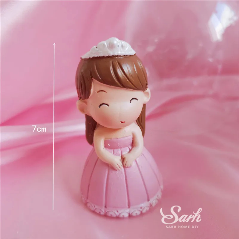 Crown princess Bling Rose Prince Princess украшения сказочный замок для дня детей вечерние принадлежности на День святого Валентина выпечки милые подарки - Цвет: Crown princess