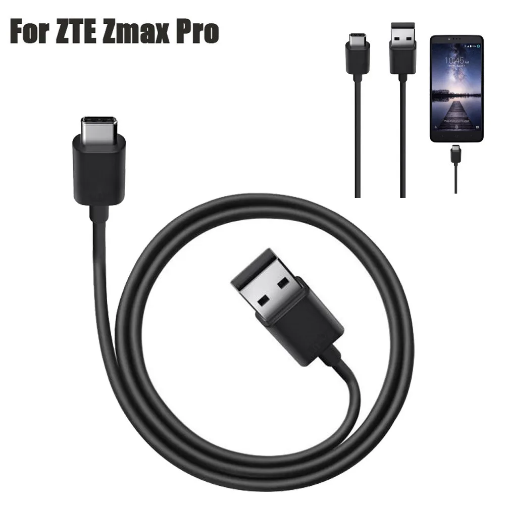 Новый USB C 3 1 Type зарядный кабель для передачи данных ZTE Zmax Pro Z981 06 Октября TDaug821|usb-c usb