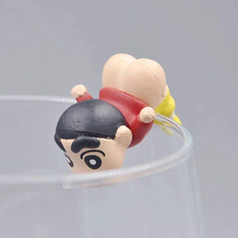 Мультяшный карандаш Shinchan чайная чашка стеклянные маленькие украшения фигурки 2 5