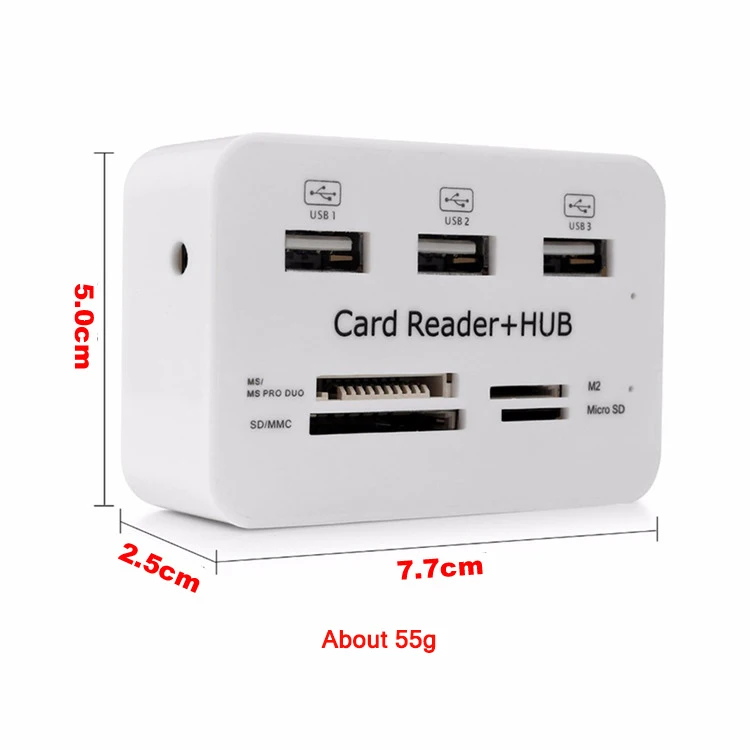 USB 2 0 кардридер MS/SD/M2/T-flash 5 Гбит/с | Компьютеры и офис