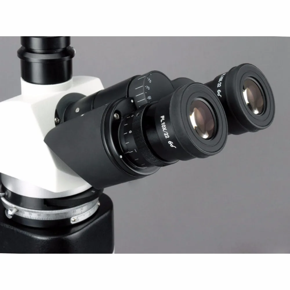 EPI Тринокулярный поляризационный микроскоп бесконечности AmScope Supplies50X 500X 5 Мп