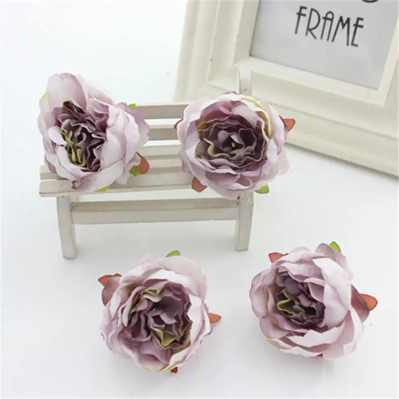 2 шт. шелк/имитация пиона Букет Свадебные аксессуары для стола украшение дома |