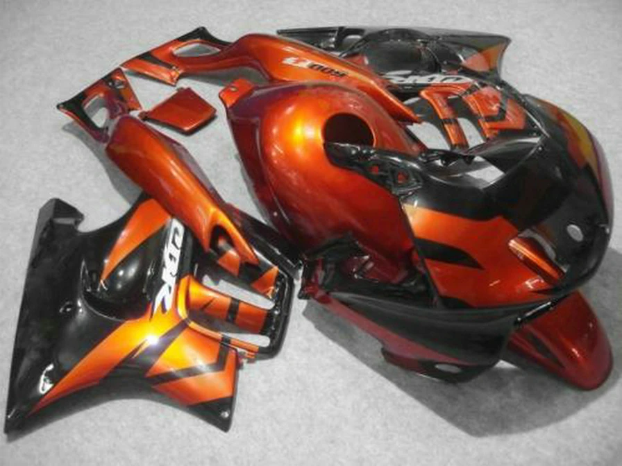 Комплект обтекателей ABS Motor factory для Honda Orange black 1998 CBR600 F3 1997 CBR 600 97 98 комплект кузова +