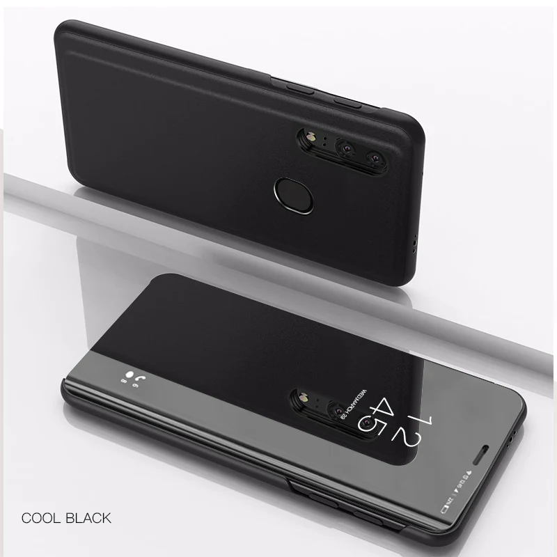 Роскошный чехол с зеркальным покрытием для телефона Xiaomi Redmi 7 Note7 7Pro кожаный