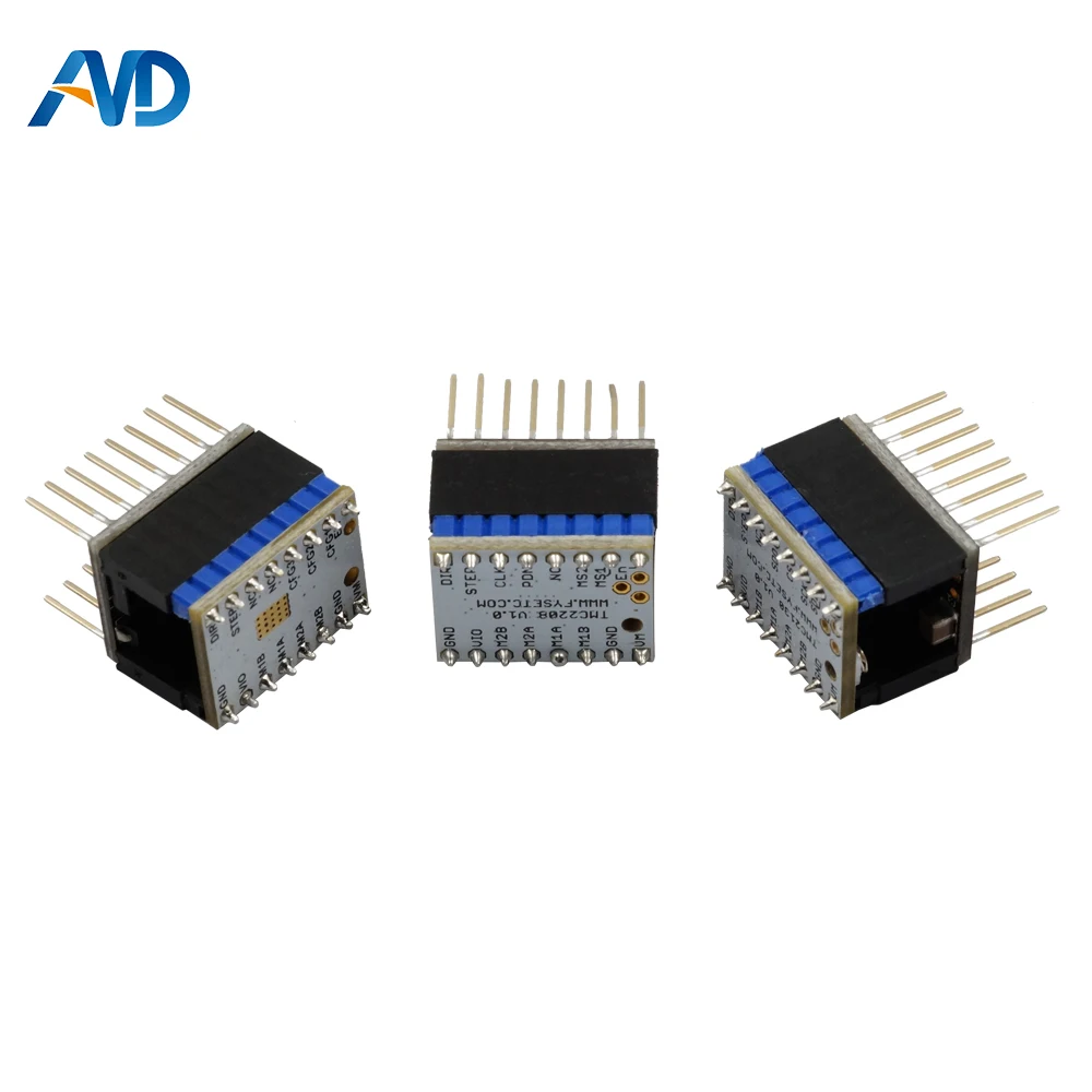 1 комплект TMC2100 V1.3 /TMC2208/TMC2130 модуль шагового двигателя Stepstick с протектором привод