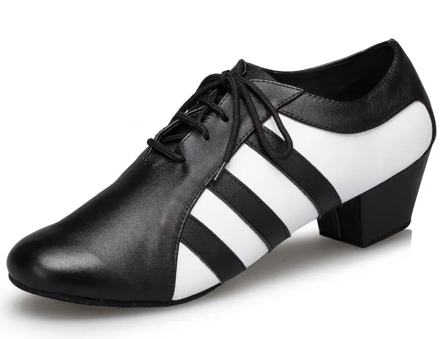 as pictureheel 2.5cm Для мужчин бальные танцы обувь танго, латина Обувь для танцев человек Cance обувь Человек Танцы для мальчиков современный Наивысшее качество стиль JuseDanc - Цвет: as pictureheel 2.5cm