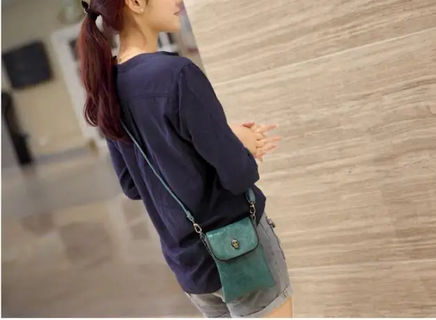 

Women Skull Pattern Messenger Bag Mini Mobile Phone Bag Purse Wallet Handbag