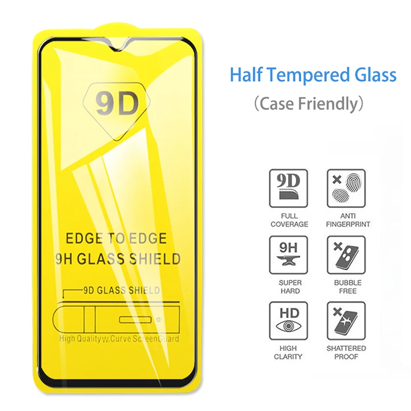 Защитное стекло закаленное 9D для Oppo Realme 3 Сверхтонкая Защита экрана 2 Pro C1 C