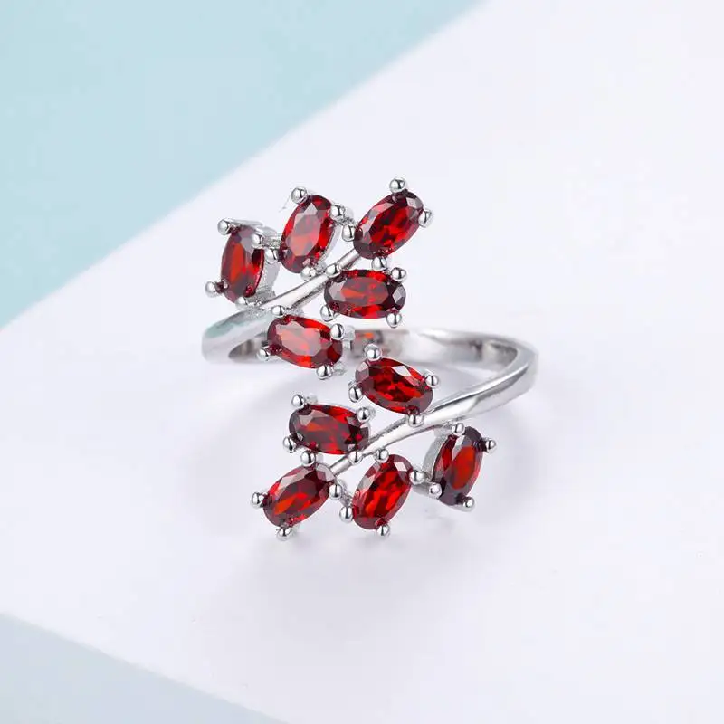 Romantic Pink Cubic Zirconia Flower Adjustable Rings Silver Color Exquisite Wedding Bands Party Anniversary Ring Women Drop Ship | Украшения