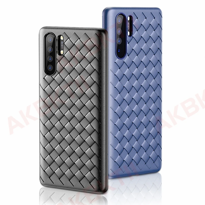 AKBKTII роскошный BV сетка Ткачество чехол для huawei p20 противоударный P30 Pro Чехол тонкий
