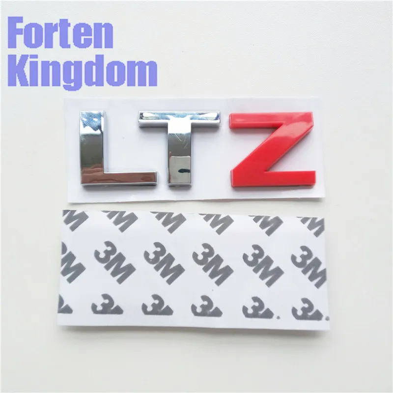 Forten Kingdom Авто слово LTZ 3D письмо эмблема ABS хром красный стикер авто значок наклейка для замены