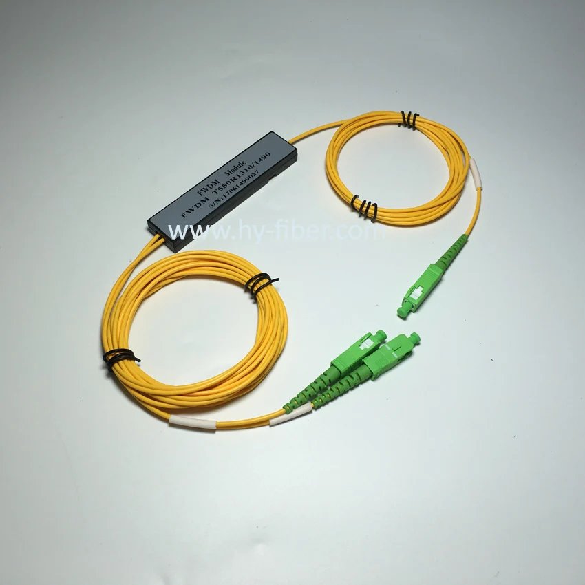 FWDM 1310/1490/Нм GPON/EPON с коннектором волоконно оптический мультиплексор разделения