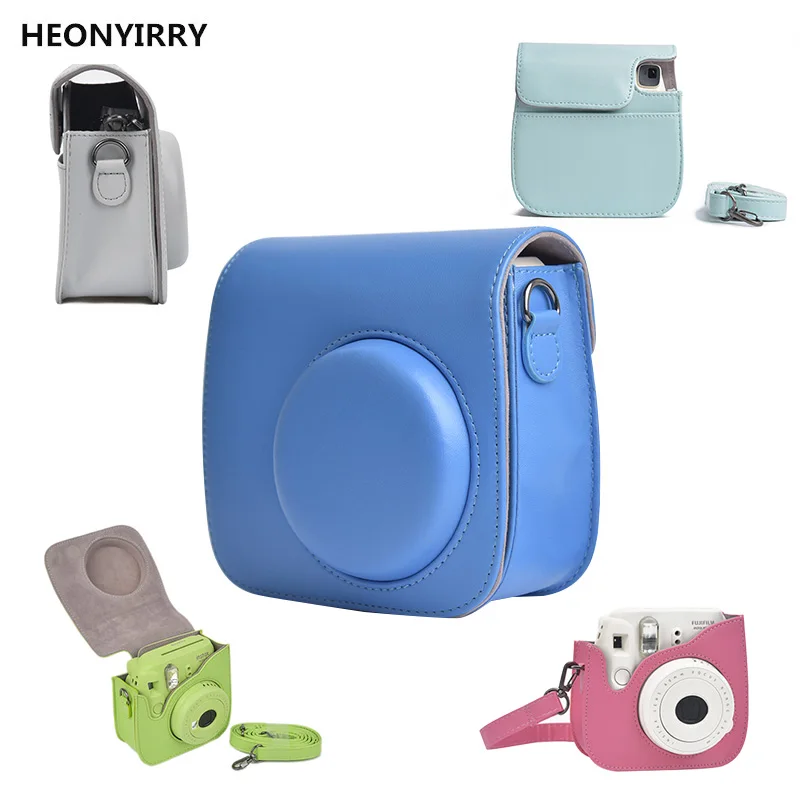 Кожаный защитный чехол для камеры Fujifilm Instax Mini 8 9 маленький компактный рюкзак