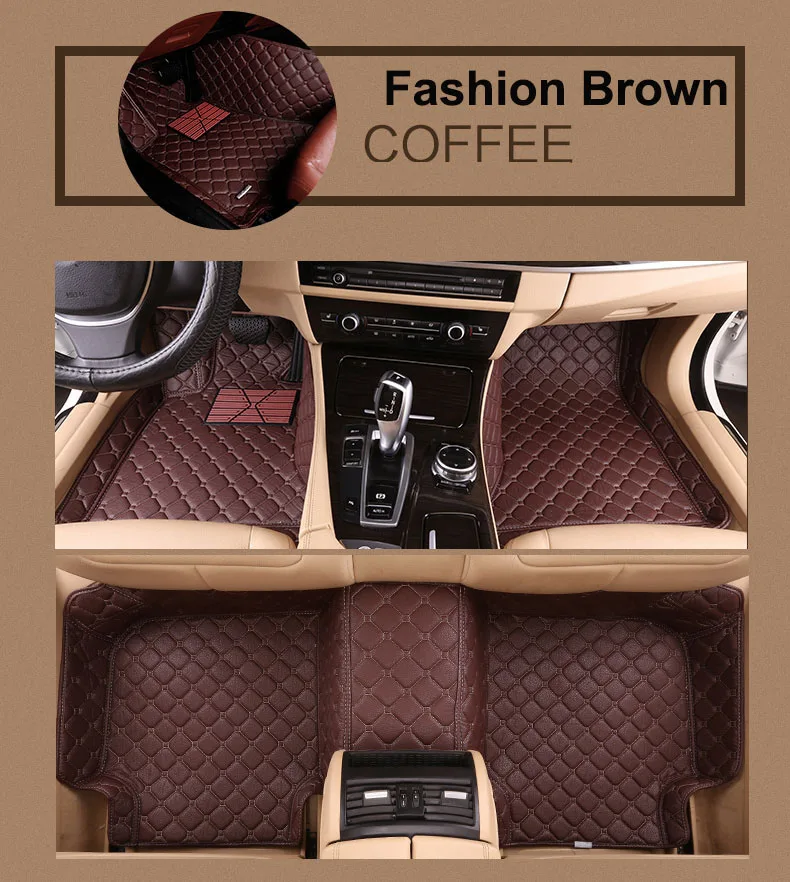 "Custom fit автомобильные коврики специально для Audi A4 B5 B6 B7 B8 allraod Avant A3 A6 C6 C7 A7 A8 Q3 Q5 Q7 5D стайлинга автомобилей ковер