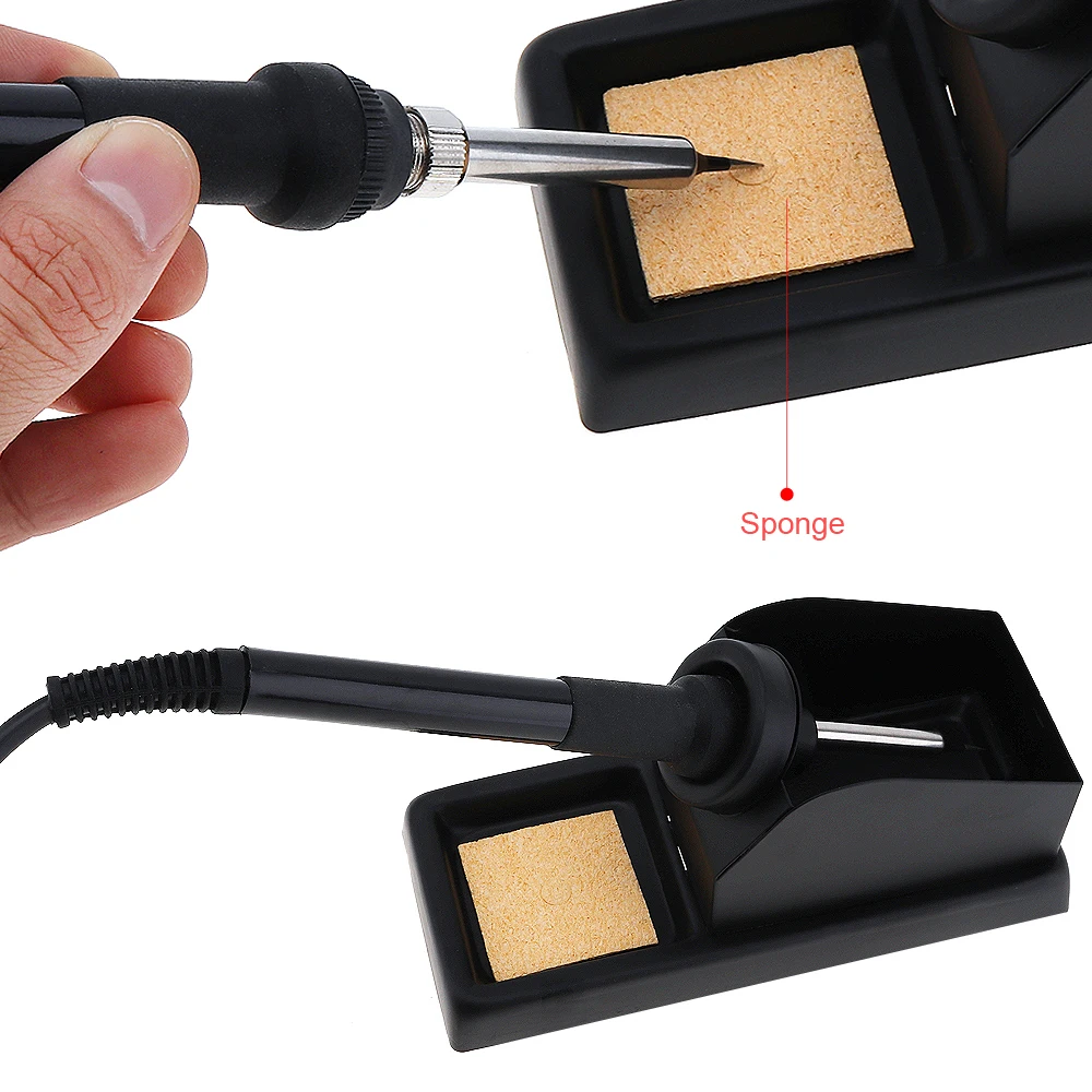 

Kaisi New 936A+ 220V 60W Adjustable Constant Temperature Soldering Station with Soldering Iron and Iron Holder for Welding