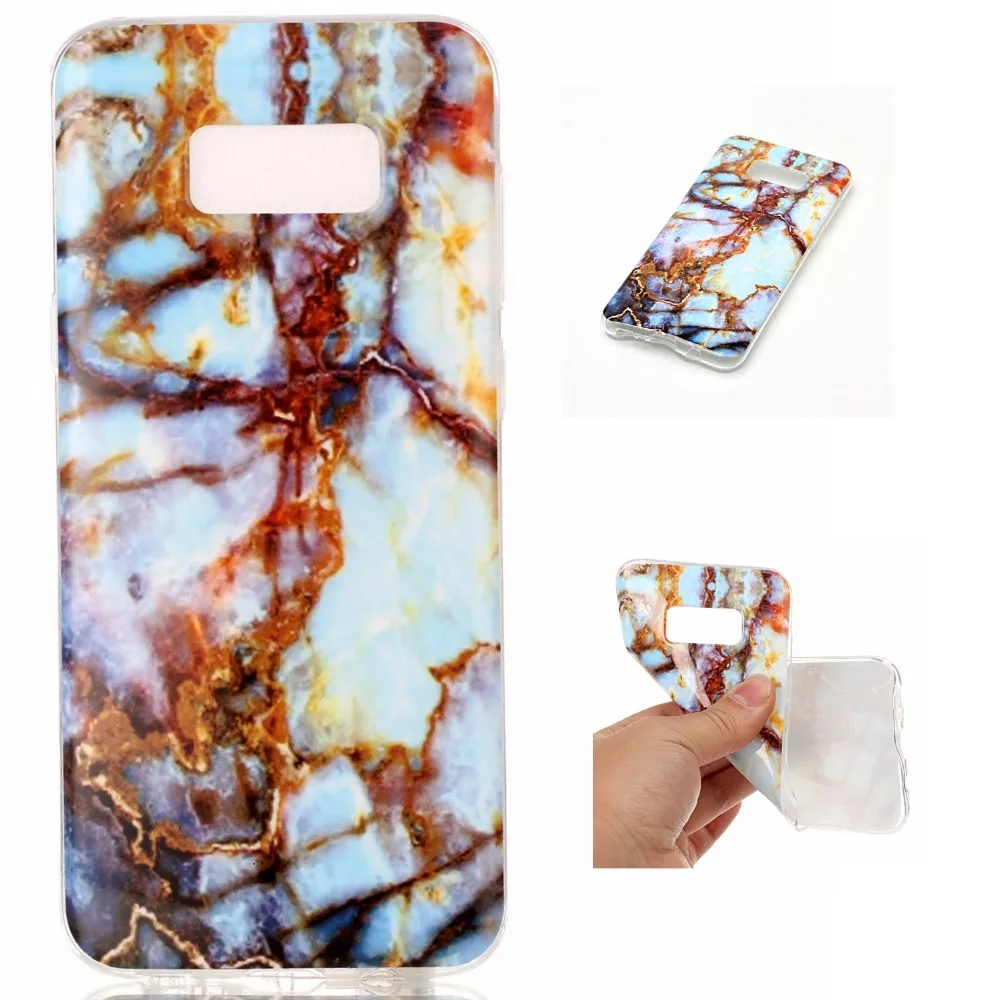 Крутой Модный мягкий тонкий чехол накладка из ТПУ с рисунком в виде трещин белого