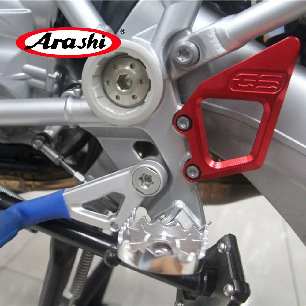 

Arashi 1Set CNC-Machined Foot Peg Rest Protector Heel Guard Plate For BMW R1200 GS Adventure ABS 2013 2014 2015 2016 2017 2018