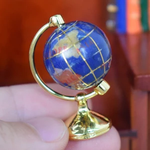 style 1 1 шт. мини металлическая 1:12 Шкала винтажный синий мир Глобус миниатюрный кукольный домик мебель для гостиной для чтения аксессуары для декора - Цвет: style 1