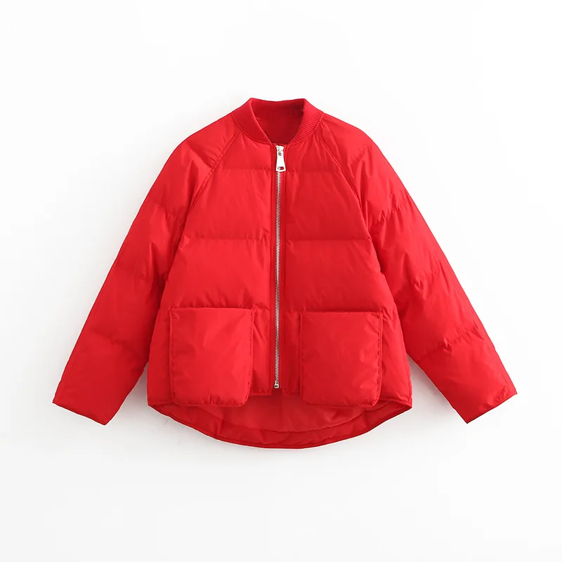 Зимняя куртка для женщин короткий дизайн 90% белое пуховое пальто 2018 зимнее теплые