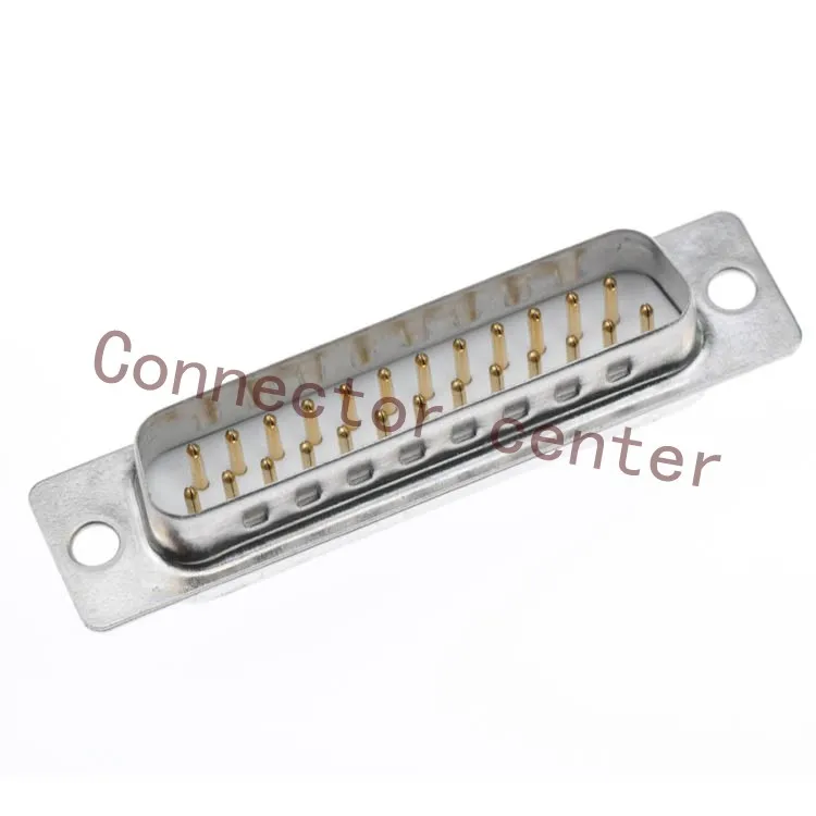 High Quality D-SUB Connector 25PIN 2-ROW male Gold Planted 2U DSUB | Обустройство дома