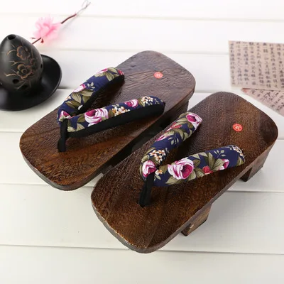 Новинка аниме тапочки для косплея обувь на деревянной подошве ношенная японской