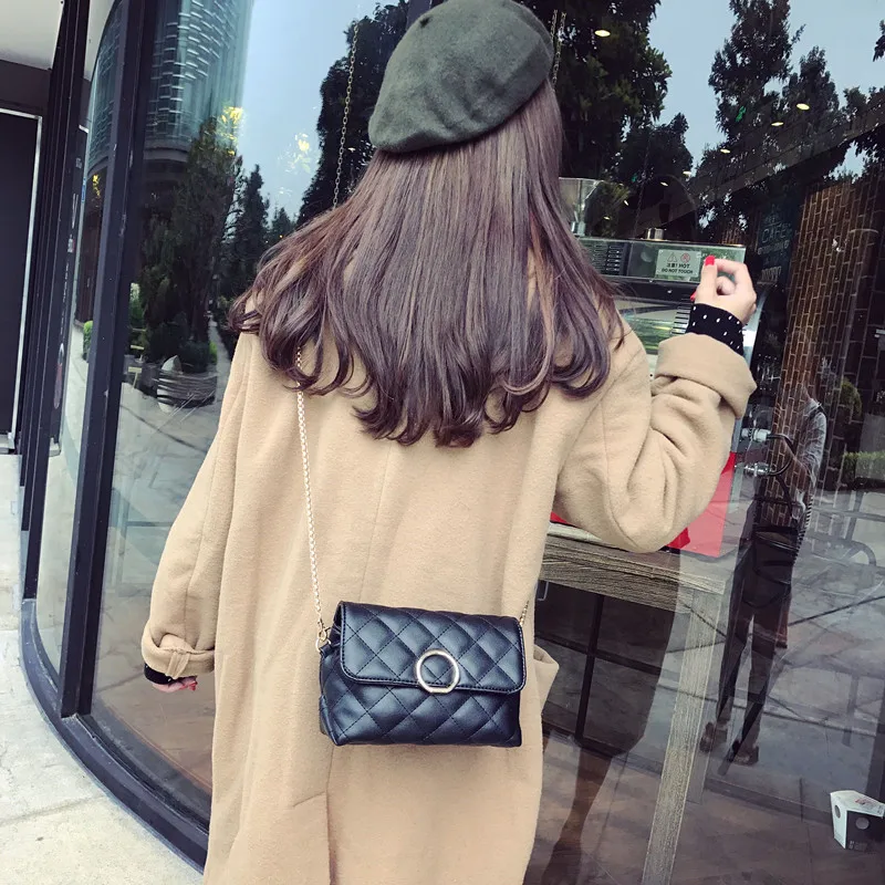 Мешочки женский 2018 конверт кольцо замок лоскут женские сумки через плечо