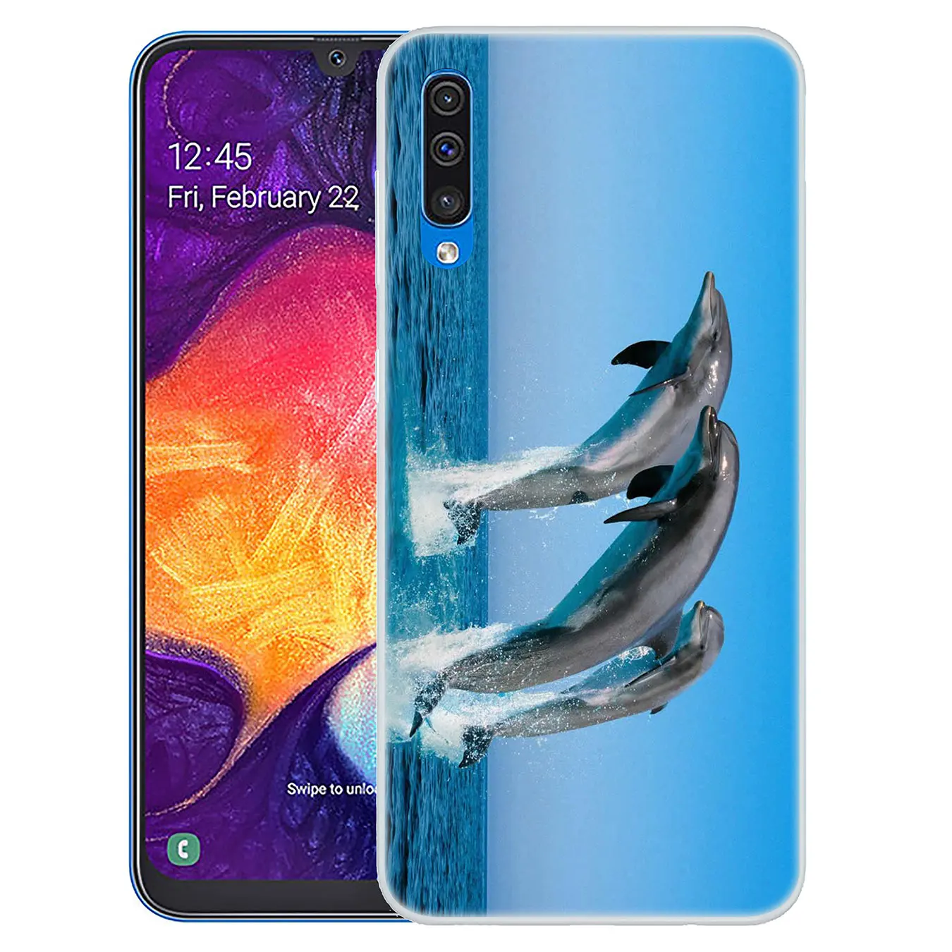 Lavaza Океан Дельфин для танцев и прыжки жесткий чехол для телефона для samsung Galaxy A10 A20 A30 A40 A50 A60 A70 M40 M30 M20 M10 A20e крышка