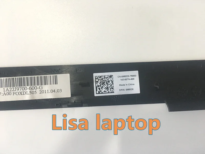 Для dell Precision M6600 17 3 &quotLCD Передняя накладка пластиковая рамка для сенсорного