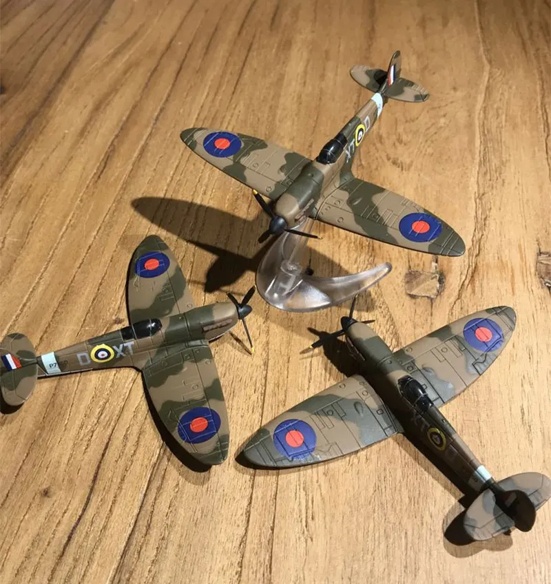 Мини металлический супермарин Spitfire MK Vb истребитель литой самолет для коллекции Подарочная Игрушка Военная Модель Строительные наборы