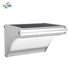 Суперъяркий светодиодный светильник QLTEG с датчиком движения на солнечной батарее, 1000 люмен, высокий водонепроницаемый настенный садовый светильник для безопасности с микроволновым радаром, Motio