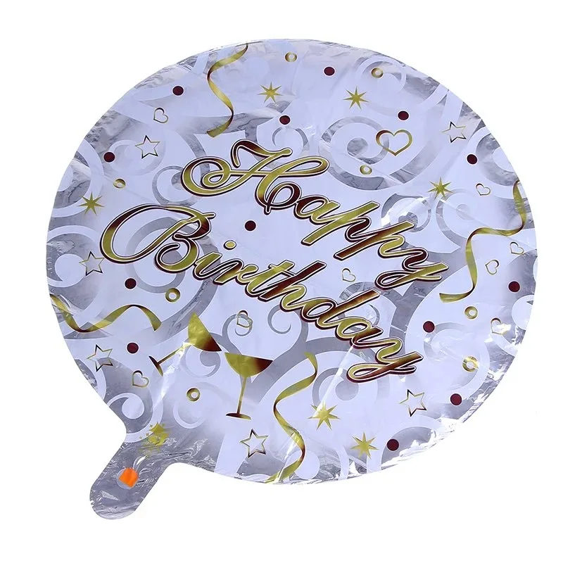 Koop Gelukkige Verjaardag Party Decor 18-Inch Ronde Muziek Patroon Ballonnen Bar Xmas Gift Feestelijke & Feestartikelen Kid Gift Speelgoed