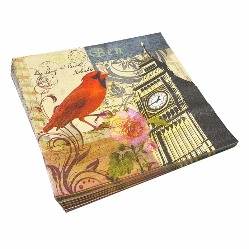 Декоративные салфетки рождественный декоративный резок на свадьбу с рисунком в