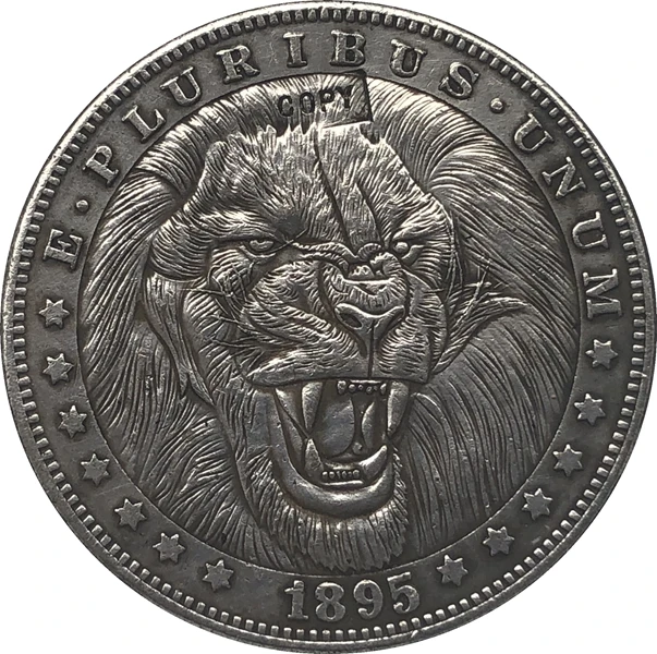 Хобо никель 1895-O сша Морган доллар Монета КОПИЯ Тип 106