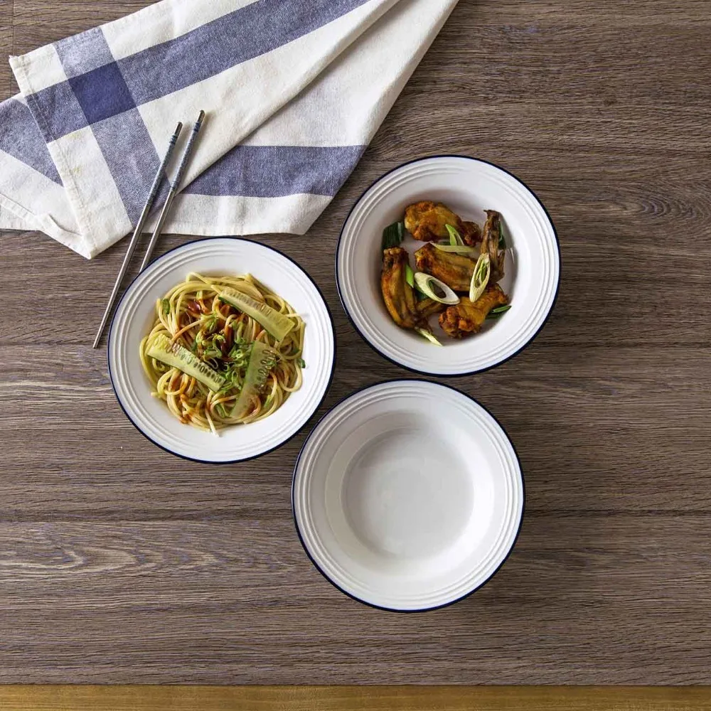 8 дюймов креативная спиральная керамическая тарелка круглая для супа ГЛУБОКАЯ