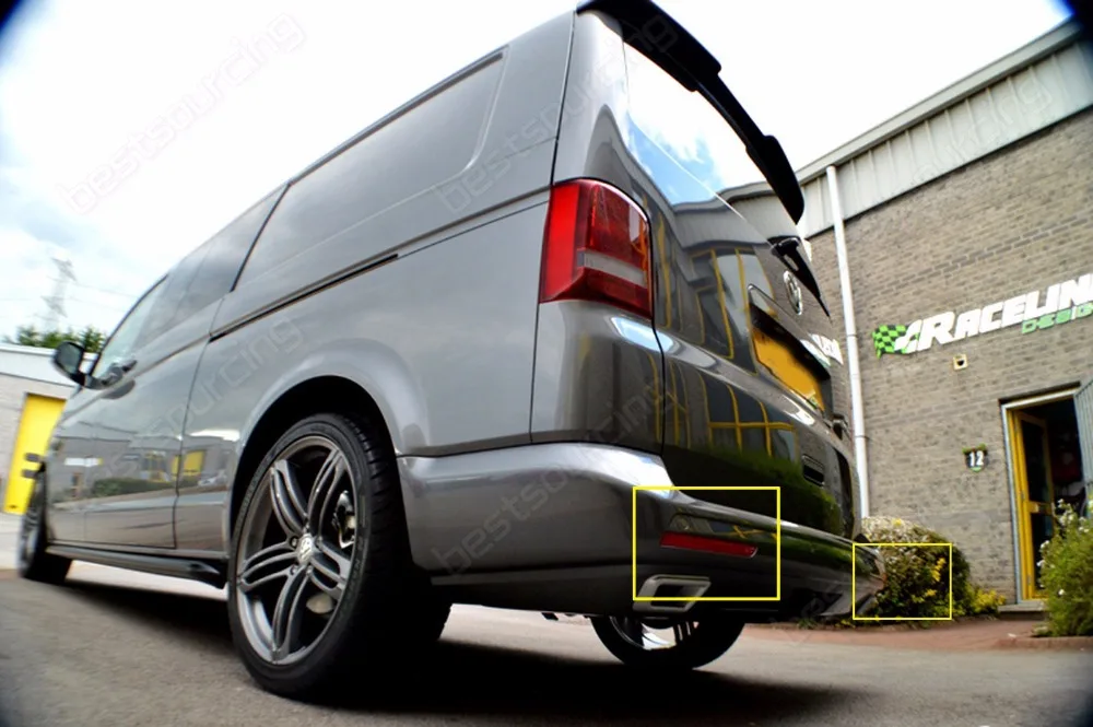ANGRONG 2x отражатель заднего бампера для VW T5 Transporter/Caravelle/Multivan(pre-facelift) 2003-2011(CA244
