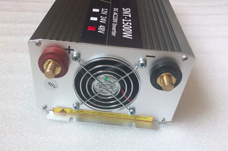 1500 Вт Инвертор DC12V/24 В/48 В к AC220V/AC230V 50 Гц 60 с AC зарядное устройство решетки чистая