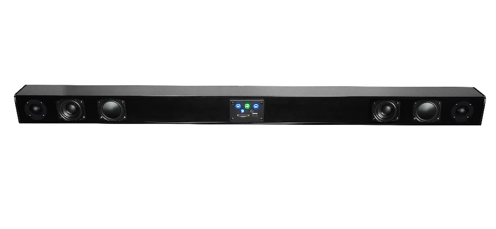 Дома Театр Беспроводной bluetooth звук бар Динамик Audio Soundbar бас 60 Вт rms ультратонкий