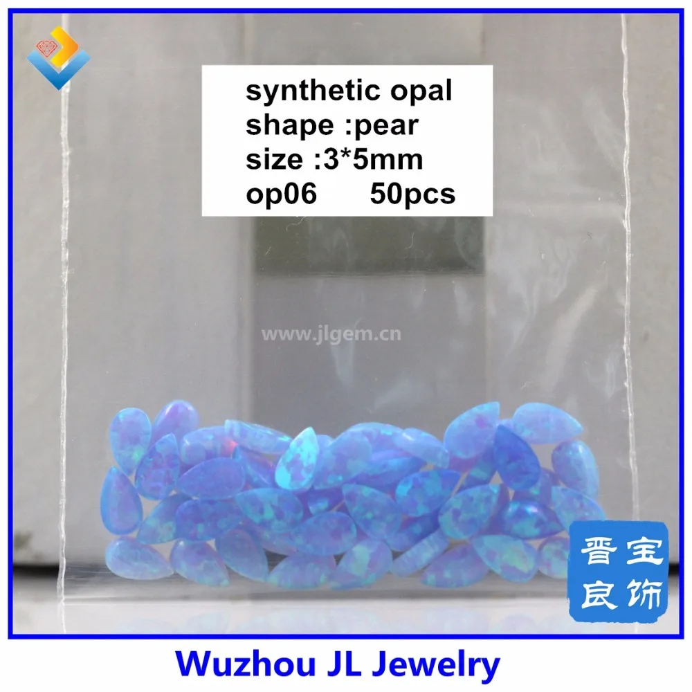 (50 шт./лот) кабошон с синтетическим опалом 3x5 мм|loose stones|synthetic opalsynthetic opal cabochons |