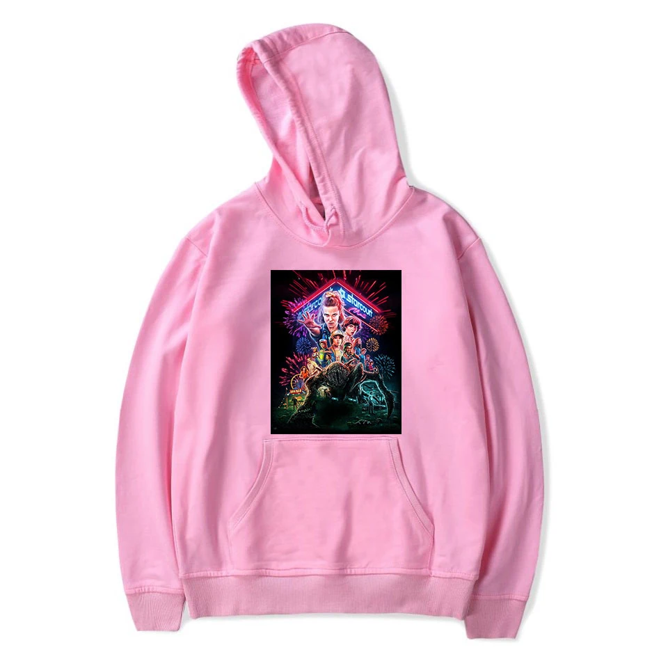 Stranger things SHEIN fashion cool comfortable Hoodies Sweatshirt Hipster Basic Popular kpop Casual Pullovers | Женская одежда