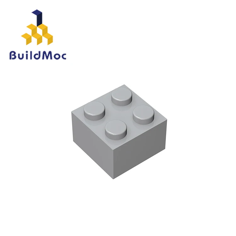 BuildMOC 6223 35275 3003 2x2 Technic changever Catch для строительных блоков части DIY развивающие творческие подарочные игрушки - Цвет: M0647-17