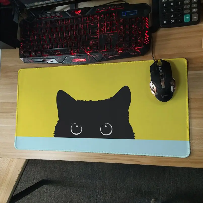 MaiYaCa kitty обои коврик для мыши игровые коврики на заказ 30x60 см CS GO настольные