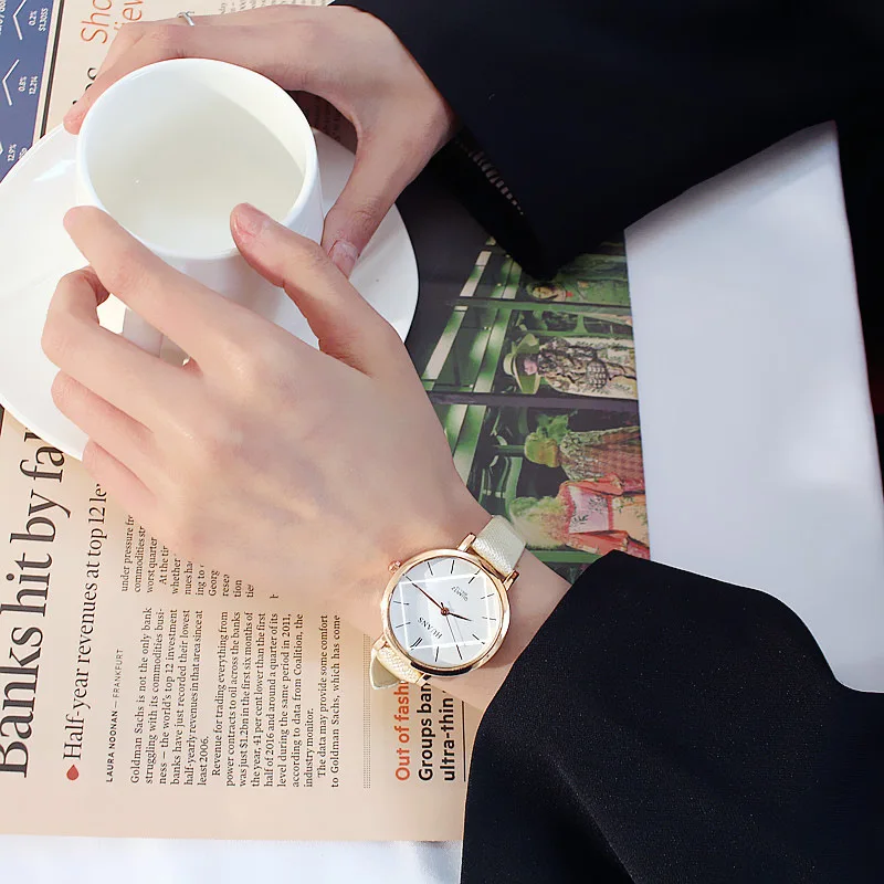 2018 новый топ брендовые квадратные женские часы-браслет контракт кожи с