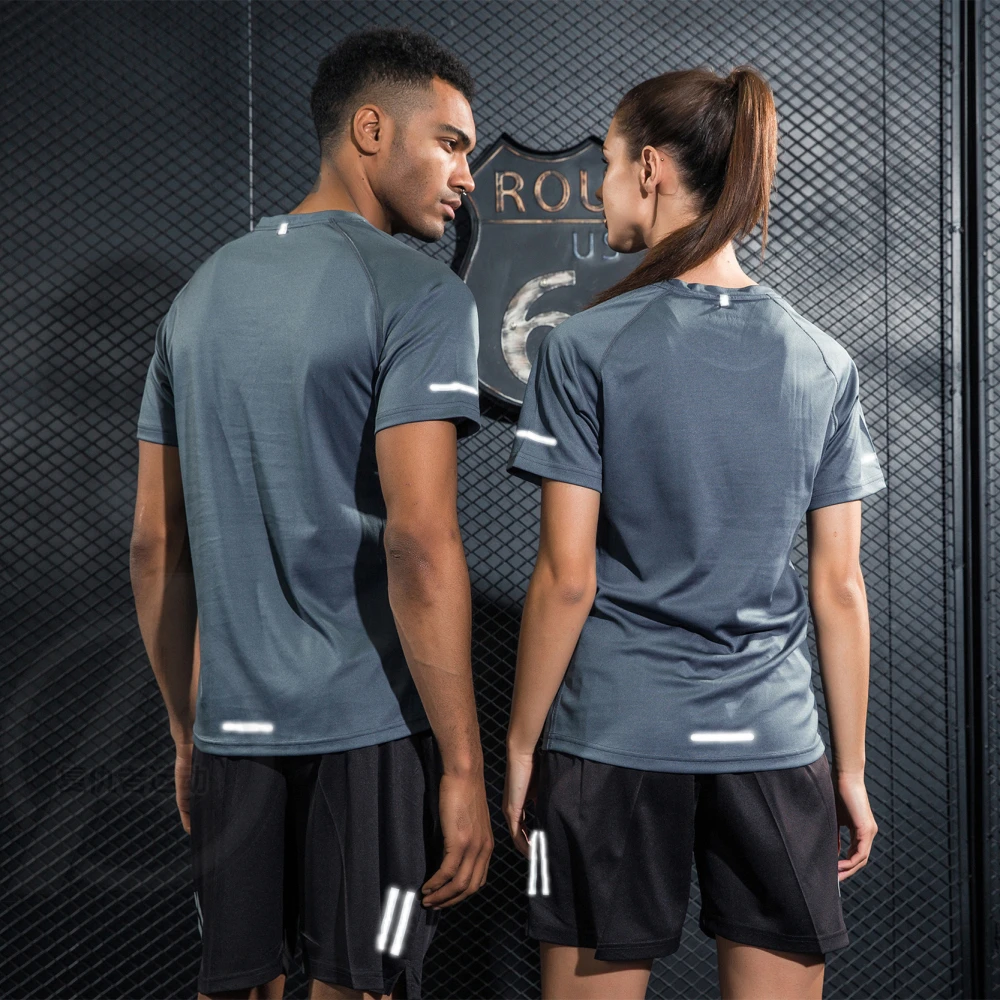 Брендовые Дизайнерские мужские и женские спортивные футболки с коротким рукавом