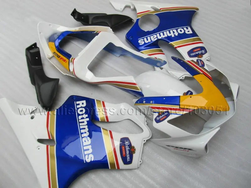 ABS Пластик инъекции обтекатели комплект для Honda CBR 600 F4i 2001 2002 2003 Cbr 01 02 03 Nastro AZZurro