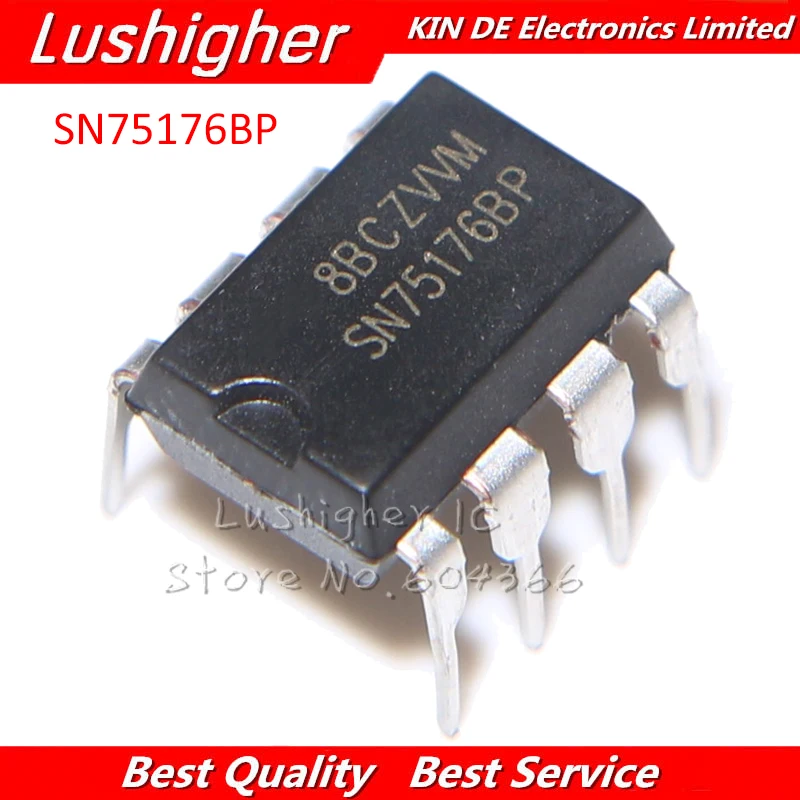 10 шт. SN75176BP DIP8 SN75176 SN75176B DIP 75176 IC новый оригинальный | Интегральные схемы