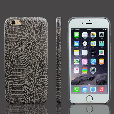 Gray IRONGEER для iPhone 7 8 Plus 6 6s чехол из крокодиловой змеиной кожи чехол для iPhone X XS чехол для MAX XR для iPhone 6s 6 Plus чехол s сумки - Цвет: Gray