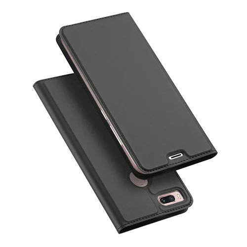 Gray DUX DUCIS кожа книжка чехол на Xiaomi Mi A1 флип бумажник чехлы Для Xiomi MiA1 Глобальный Версия Сяо Mi Ми A1 5X 5.5 4 ГБ - Цвет: Gray