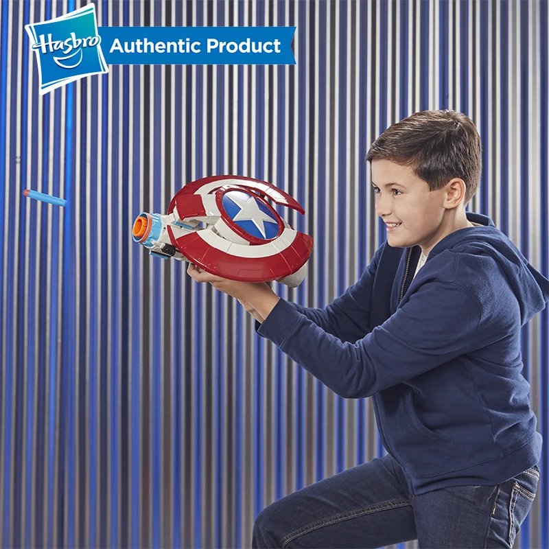Hasbro Marvel Мстители: Endgame: Nerf Капитан Америка Железный человек ассемблер Шестерня