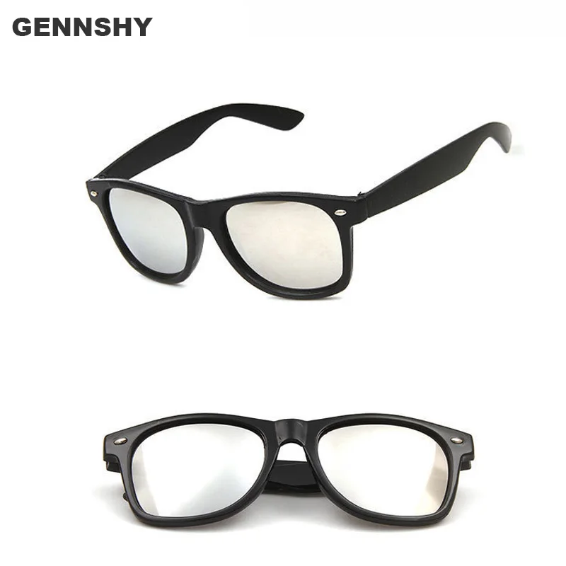 2018 Fashion Nails Rayed Sunglasses Women Vintage Brand Design Square Black Red Mirror Lenses Driving Plastic Glasses | Аксессуары для